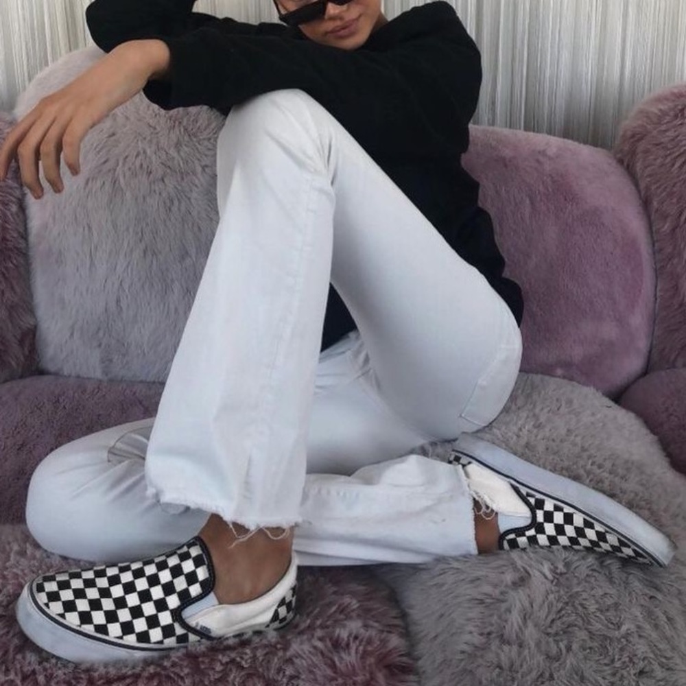 checkerd VANS